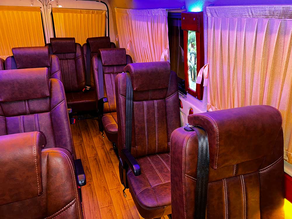 12 seater luxury traveller in kochi