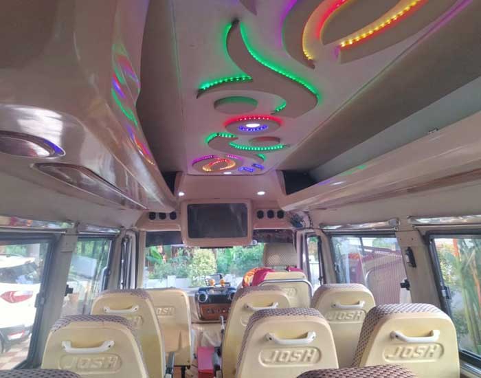 18 seater tempo traveller rates in kerala