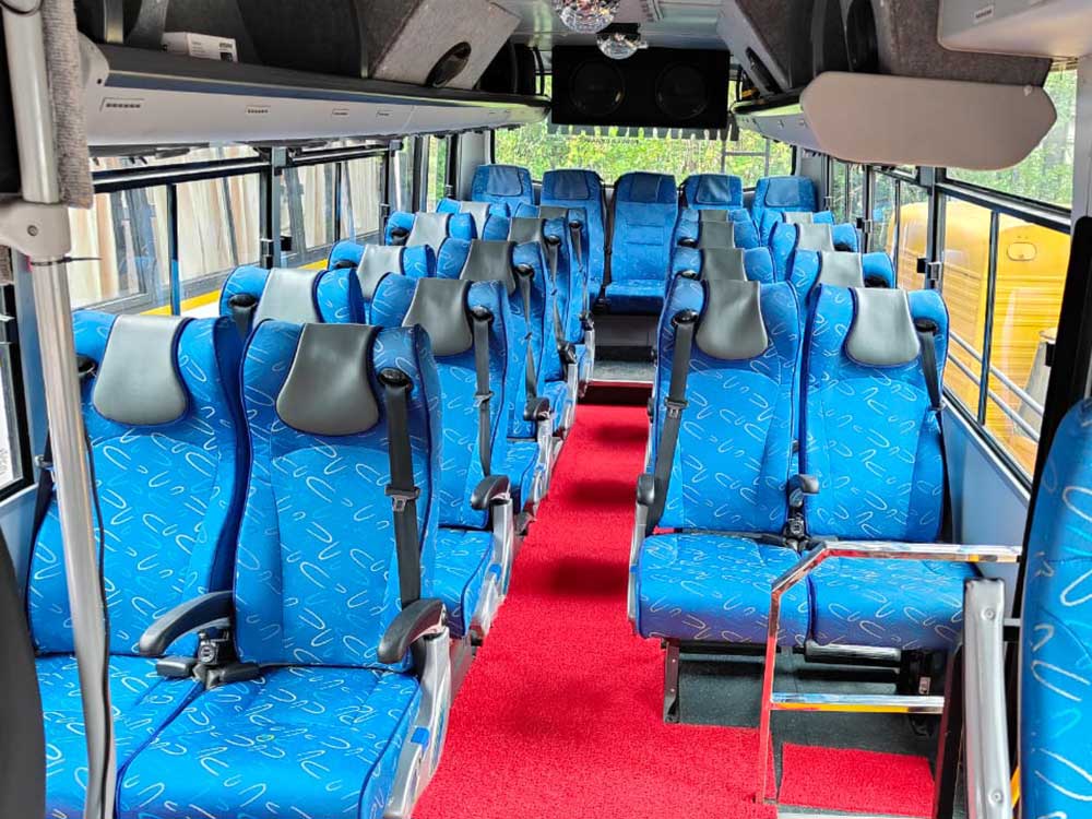 23 seats mini bus rental rates in kochi